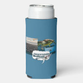 Zeeschildpadden Seltzer Blikjeskoeler (Seltzer Achterkant)