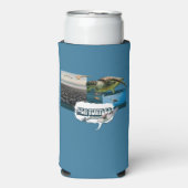 Zeeschildpadden Seltzer Blikjeskoeler (Seltzer Voorkant)