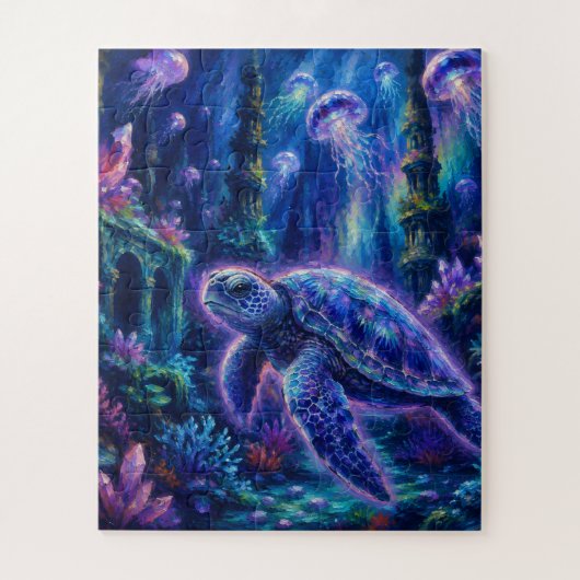 ZeeschildpadFantasy Legpuzzel (Verticaal)