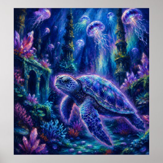 ZeeschildpadFantasy Poster (Voorkant)