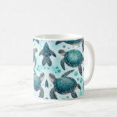 Zeeschildpadleven Koffiemok (Voorkant rechts)