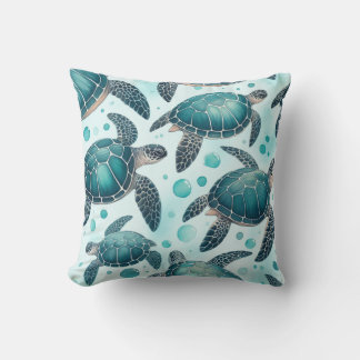 Zeeschildpadleven Kussen