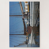 zeeschip puzzel legpuzzel (Verticaal)