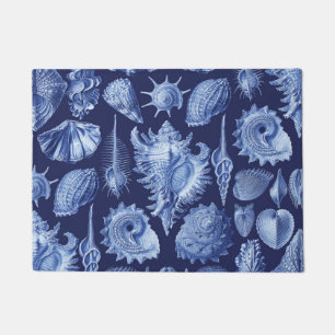 zeeschols blauw deurmat