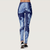 zeeschols blauw leggings (Achterkant)