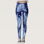 zeeschols blauw leggings (Voorkant)