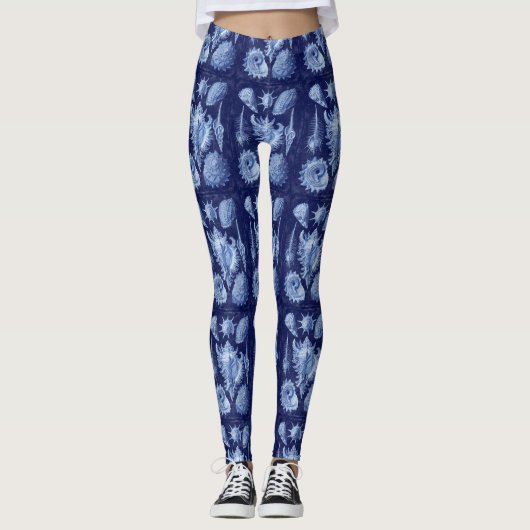 zeeschols blauw leggings (Voorkant)