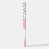 Zeeschuim Blush Roze Mideeuwse Cirkels Art Patroon iPhone Hoesje (Rechterkant)