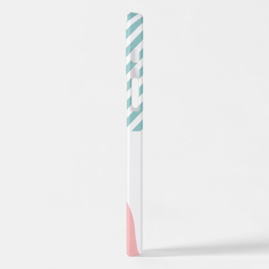 Zeeschuim Blush Roze Mideeuwse Cirkels Art Patroon iPhone Hoesje (Linkerkant)