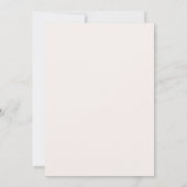 Zeeschuim Blush Succulente Eucalyptus Bruiloft Kaart (Achterkant)