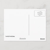 Zeeschuim  briefkaart (Achterkant)