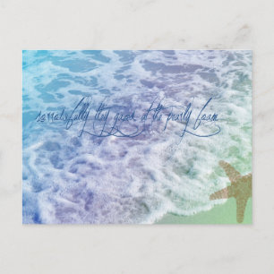 Zeeschuim Briefkaart