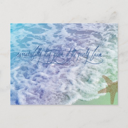 Zeeschuim Briefkaart (Voorkant)