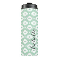 Zeeschuim en Grijs Azteeks Monogram