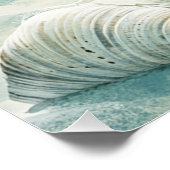Zeeschuim Groen Schelp Canvas Kunst Perfect Poster (Hoek)