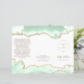 Zeeschuim groene agaat brochure (Staand voorkant)