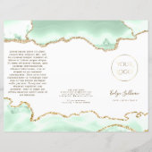 Zeeschuim groene agaat brochure (Voorkant)