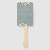 Zeeschuim Groene Snowberry + Eucalyptus Winter Bru Handwaaier (Voorkant)