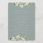 Zeeschuim Groene Snowberry + Eucalyptus Winter Bru Programmakaart (Voorkant)