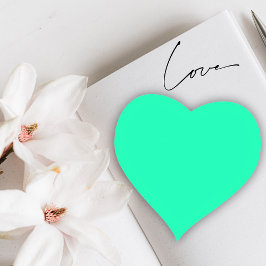 Zeeschuim Groene Stevige Kleur | Klassiek | Elegan Vierkante Sticker