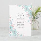 Zeeschuim Perzik Ranunculus Gedempte Eucalyptus Br Kaart (Staand voorkant)