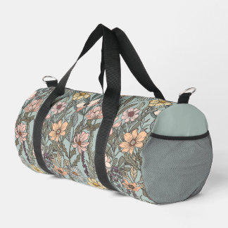 Zeeschuim Roze Geel Retro Wilde Bloem Plunjezak