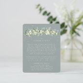 Zeeschuim Snowberry + Eucalyptus Slinger instructi Informatiekaartje (Staand voorkant)