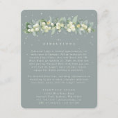 Zeeschuim Snowberry + Eucalyptus Slinger instructi Informatiekaartje (Voorkant)