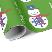 Zeescorte kerst cadeaupapier (Rol Hoek)