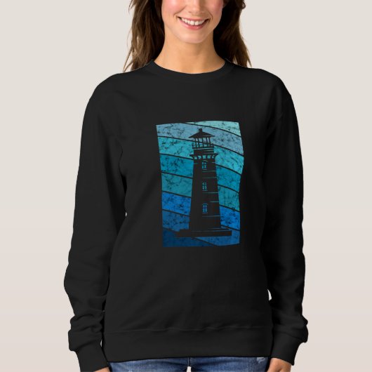  Zeeseside Life Sailing Beac vuurtoren Trui (Voorkant)