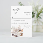 Zeeshellen en Floral-wittekruid met RSVP (Staand voorkant)