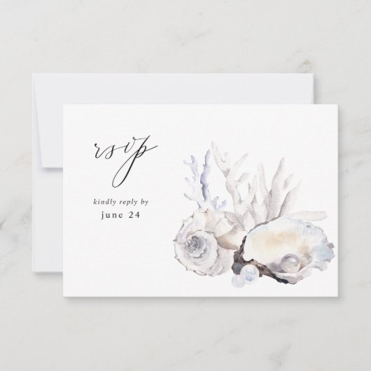 Zeeshellen en Floral-wittekruid met RSVP 5 (Voorkant)