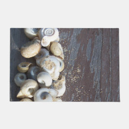 Zeeshellen en Houten blik Deurmat