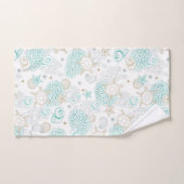 Zeeshellen en zeeschildpadden bad handdoek (Handdoek)