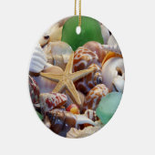 Zeeshellen, zeefvis en doorsnee Ornament (Rechts)