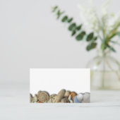 Zeeshells Blank escorts Plaatskaartje (Staand voorkant)