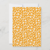 Zeeshells en strandbrauwen zomervakantie bedankkaart (Achterkant)