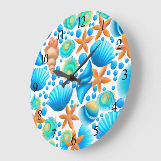 Zeeshells en zeeduivel grote klok (Hoek)
