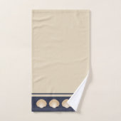 Zeeshells en zeemacht aan de kust van Tan Bad Handdoek (Handdoek)