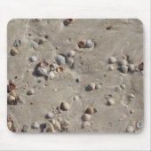 Zeeshells in de Wet Sand Muismat (Voorkant)