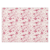 Zeeshells in Viva Magenta - Kleur van het jaar 202 Tafelkleed (Voorkant (Horizontaal))