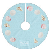 Zeeshells kerstboomrok kerstboom rok (Voorkant)