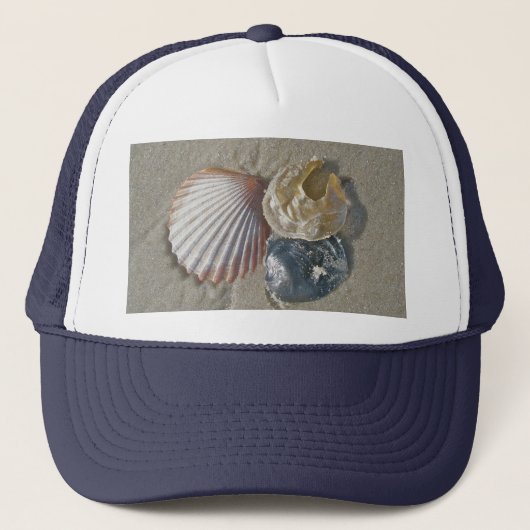 Zeeshells op de Coördinerende Punten van de Beach Trucker Pet (Voorkant)