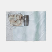 Zeeshells op de strand | Florida Fleece Deken (Voorkant (Horizontaal))