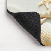 Zeeshells op het strandmuispad muismat (Hoek)