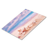 Zeeshells op het Zee Beach Notitieblok (Schuin)
