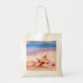 Zeeshells op het Zee Beach Tote Bag (Voorkant)