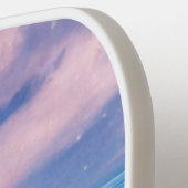 Zeeshells op het Zee strand Paradise Monogram Pickleball Paddle (Links Detail)