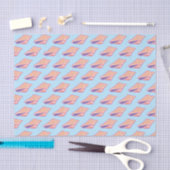 Zeeshells Simple Zee Ocean Pattern Pink Blue Tissuepapier (Craft)