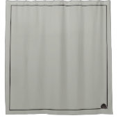 Zeeshells thuisdeeg strandkust douchegordijn (Voorkant)